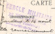 24-1745 : CACHET FRANCHISE MILITAIRE. CERCLE MILITAIRE DE BEN-GARDANNE - Autres & Non Classés