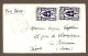 !!! LETTRE PAR AVION DU CAMEROUN POUR LA FRANCE, CACHET CONVOYEUR DE BONARÉRI-NKONGSAMBA, DE 1945 - Poste Aérienne