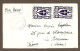 !!! LETTRE PAR AVION DU CAMEROUN POUR LA FRANCE, CACHET CONVOYEUR DE BONARÉRI-NKONGSAMBA, DE 1945 - Posta Aerea