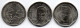 FRANCE, Set Of Three Coins 2 Francs, Nickel, Year 1992, 1995, 1997, KM # 1062, 1119, 1187 - 2 Francs
