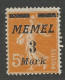 MEMEL N° 86 Barre De Droite Brisée NEUF*  CHARNIERE  / Hinge / MH - Ongebruikt