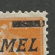 MEMEL N° 86 Barre De Droite Brisée NEUF*  CHARNIERE  / Hinge / MH - Unused Stamps