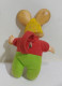 56631 Bambola / Peluche Con Testa E Mani In Pvc - Topo Gigio - H. 11 Cm - Plüschtiere