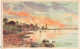 FRANCE - Environs D'Evian - Bateaux - Voiliers - Coucher De Soleil - Tourronde - Carte Postale Ancienne - Evian-les-Bains