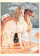 FANTAISIES - Deux Chevaux - Horses On The Shore - Giorgio De Chhirico ( Born 1888) - Carte Postale - Autres & Non Classés