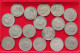 COLLECTION LOT GREAT BRITAIN 2 SHILLINGS 17PC 191G #xx40 0661 - Colecciones