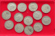 COLLECTION LOT GREAT BRITAIN 2 SHILLINGS 13PC 146G #xx40 0659 - Collezioni