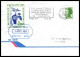 0068 Concorde Grève Des PTT Ajaccio Nice Corse 1988 Lettre Airmail Cover Luftpost - Sonstige & Ohne Zuordnung