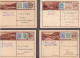 4 Cartes Postkarte "Zell Am See, Salzburg" Entiers Postaux  ETS: Moritz Perles 1931-1932 Destination Art  & Mode Paris - Cartes-lettres