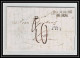 41209 Lettre LAC Allemagne Deutschland Hamburg CPR3 1849 Cette Herault France Marque D'entree Vorlaufer - Entry Postmarks