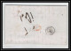 41209 Lettre LAC Allemagne Deutschland Hamburg CPR3 1849 Cette Herault France Marque D'entree Vorlaufer - Entry Postmarks