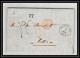 41216 Lettre LAC Allemagne Deutschland Hamburg TT Tour-T Strasbourg 1848 Cette France Marque D'entree Vorlaufer - Entry Postmarks