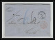 41250 Lettre LAC Allemagne Deutschland Bremen Prusse Forbach 1867 Cette Herault France Marque D'entree Vorlaufer - Entry Postmarks