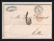 41257 Lettre LAC Allemagne Deutschland Bremen Tour-T VALENCIENNES 1855 Cette Herault France Marque D'entree Vorlaufer - Brême