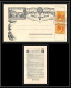41694 Luxembourg (luxemburg) Ballon Baloon Roodt 1927 Aviation PA Poste Aérienne Airmail Carte Postale (postcard) - Cartas & Documentos
