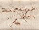 TURQUIE - 1846 - LETTRE PURIFIEE (CACHET NETO DI FUORA ET DI DENTRO) MARQUE LINEAIRE De CONSTANTINOPLE => GENOVA - ...-1858 Vorphilatelie