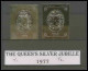 462a Staffa Scotland The Queen's Silver Jubilee 1977 OR Gold Stamps Monarchy United Kingdom Charles 2 Type 1& 2 ** - Scozia