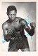 Photo Format Cpa Boxe Assane Diouf Avec Autographe - Pugilato