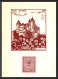 85580/ Maury N°4/6 Grève De Saumur 1953 Rose Chateau Castle Serie Sur 3 Cartes Anniversaire - Andere & Zonder Classificatie