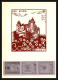 85586/ Maury N°4/6 Grève De Saumur 1953 Violet Bande Carte Anniversaire Chateau Castle RR - Other & Unclassified