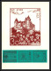 85596/ Maury N°4/6 Grève De Saumur 1953 Vert Foncé Bande Sur Carte Anniversaire Chateau Castle - Other & Unclassified