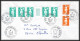 74047 Mixte Marianne Bicentenaire 25/3/1997 M'tsangamouji Mayotte Echirolles Isère Lettre Cover Colonies  - Lettres & Documents