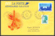 74611 20/3/1986 Saint Pierre Et Miquelon Mixte Echirolles Isère Entier Avion Survolant Paris Stationery Complément - Cartas & Documentos