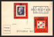 74933 N°344 Prince Raigner III 3 Vignette REINATEX 1952 Double Porte Timbre Stamp Holder Lettre Cover Monaco Monte Carlo - Brieven En Documenten