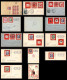 74926 (5) REINATEX 1952 Joli Lot Collection Vignette Porte Timbre Stamp Holder Lettre Cover Monaco France Italia - Lettres & Documents