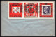 Delcampe - 74926 (3) REINATEX 1952 Joli Lot Collection Vignette Porte Timbre Stamp Holder Lettre Cover Monaco France Italia - Brieven En Documenten