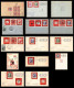 74926 (4) REINATEX 1952 Joli Lot Collection Vignette Porte Timbre Stamp Holder Lettre Cover Monaco France Italia - Covers & Documents