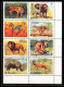 Delcampe - Lot 5a Collection De 100 Blocs / Séries  Forte Cote Animaux Faune Fleurs Animals  Fauna Flowers - Collections (sans Albums)