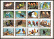 Delcampe - Lot 5a Collection De 100 Blocs / Séries  Forte Cote Animaux Faune Fleurs Animals  Fauna Flowers - Collections (sans Albums)