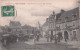 CRECY En PONTHIEU-la Place ,un Jour De Marché - Crecy En Ponthieu