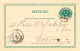 SCHWEDEN 21.2.1891, "LINKÖPING" Und "GÖTEBORG 1 1 TUR." K1, Rs. "GÖTEBORG" K1 A. 5 (FEM) Öre Grün GA-Postkarte, Pra. - 1885-1911 Oscar II