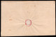 1861 22 MAR 2 GR.LILLA ROSA SASS.5b CON BORDO DI FOGLIO DISCRETI MARGINI SU PIEGO DI LETTERA CON ANNULLO P3 FIRMATO BION - Napoli