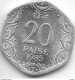 *india  20 Paisa 1985 B  Km 44    Unc - Inde