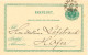 SCHWEDEN 1893 "MARIESTAD" K1, Kleiner Type,  Glasklar A. 5 (FEM) Öre Grün GA-Postkarte, Pra.    SWEDEN VILLAGE POSTMARKS - 1885-1911 Oscar II