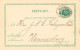 SCHWEDEN 6.5.1887, "MÖRRUM" (MÖRUM) K1 Glasklar A. 5 (FEM) Öre Grün GA-Postkarte, Kab.    SWEDEN VILLAGE POSTMARKS - 1885-1911 Oscar II