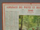 -ANCIEN ALMANACH CALENDRIER Des POSTES XX 1940 POSTES & TELEGRAPHES Collection    E - Grand Format : 1921-40