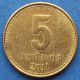 ARGENTINA - 5 Centavos 2011 KM# 109b Monetary Reform (1992) - Edelweiss Coins - Argentine