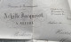 L105 LETTRE 1849 Banque JACQUINOT à Banque DUGUE & CHENOU Timbre à Date Type 13 NEVERS COSNE Taxée à 4 Décimes - Zonder Classificatie