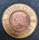 Rare Jeton De Nightclub 1949 Stork Club Lucky Penny Encased Cent, Nightclub Token In Manhattan, New York City - Firma's