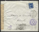 F09 - Egypt 1945 Commercial Cover Barclays Bank -  Alexandria To Brussels Belgium - Censor Marks And Seal - Brieven En Documenten