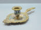 Delcampe - - BOUGEOIR A MAIN BRONZE NAPOLEON III EMAUX CLOISONNES XIXe Collection Bougie     E - Candelabri E Candelieri