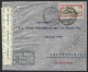 F10 - Egypt 1940 Commercial Airmail Cover -  Alexandria To Amsterdam Netherlands - Censor Marks And Seal - Brieven En Documenten