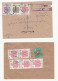 Multi OFFICiAL STAMPS Reg EGYPT Covers (2 Cover) - Cartas & Documentos