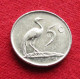 South Africa 5 Cents 1971 KM# 84 *VT Bird  Africa Do Sul RSA Afrique Do Sud Afrika - South Africa