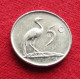 South Africa 5 Cents 1971 KM# 84 *VT Bird  Africa Do Sul RSA Afrique Do Sud Afrika - Afrique Du Sud