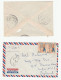 Delcampe - 4 EGYPT Covers 1950s - 1960s? Various Stamps Cover - Cartas & Documentos